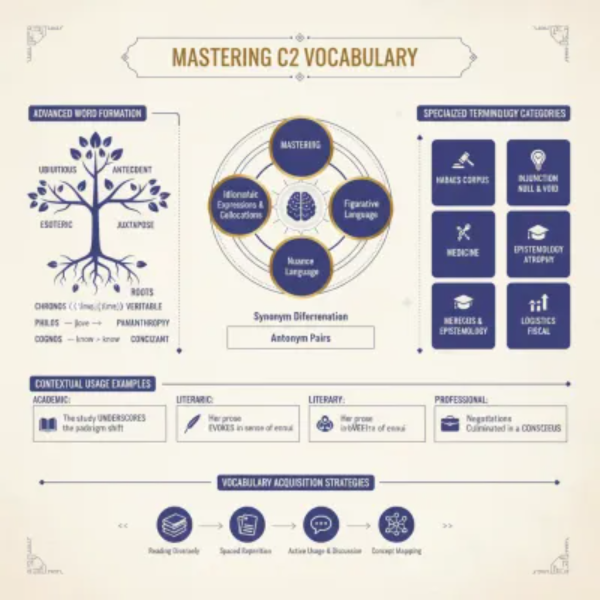 Vocabulary سطح C2 انگلیسی: بخش چهارم